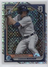 2024 Bowman Chrome Prospects Mini-Diamond Refractor Carson Rucker #BCP-65 10u3