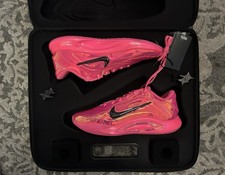 Nike Aja Wilson A'One Pink Basketball Shoes Warning Label