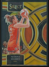 Marina Mabrey 2024 Panini Select WNBA Premier Level Gold Prizm #190 5/10