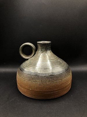 Figürliche Sgrafo Vase Kunsthandwerk M.Mehring 1970/11