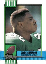 1990 Topps #96b Clyde Simmons