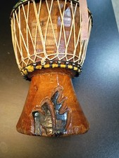 D'Jembe Drumb African Drum Hand Made Drum Unique. 