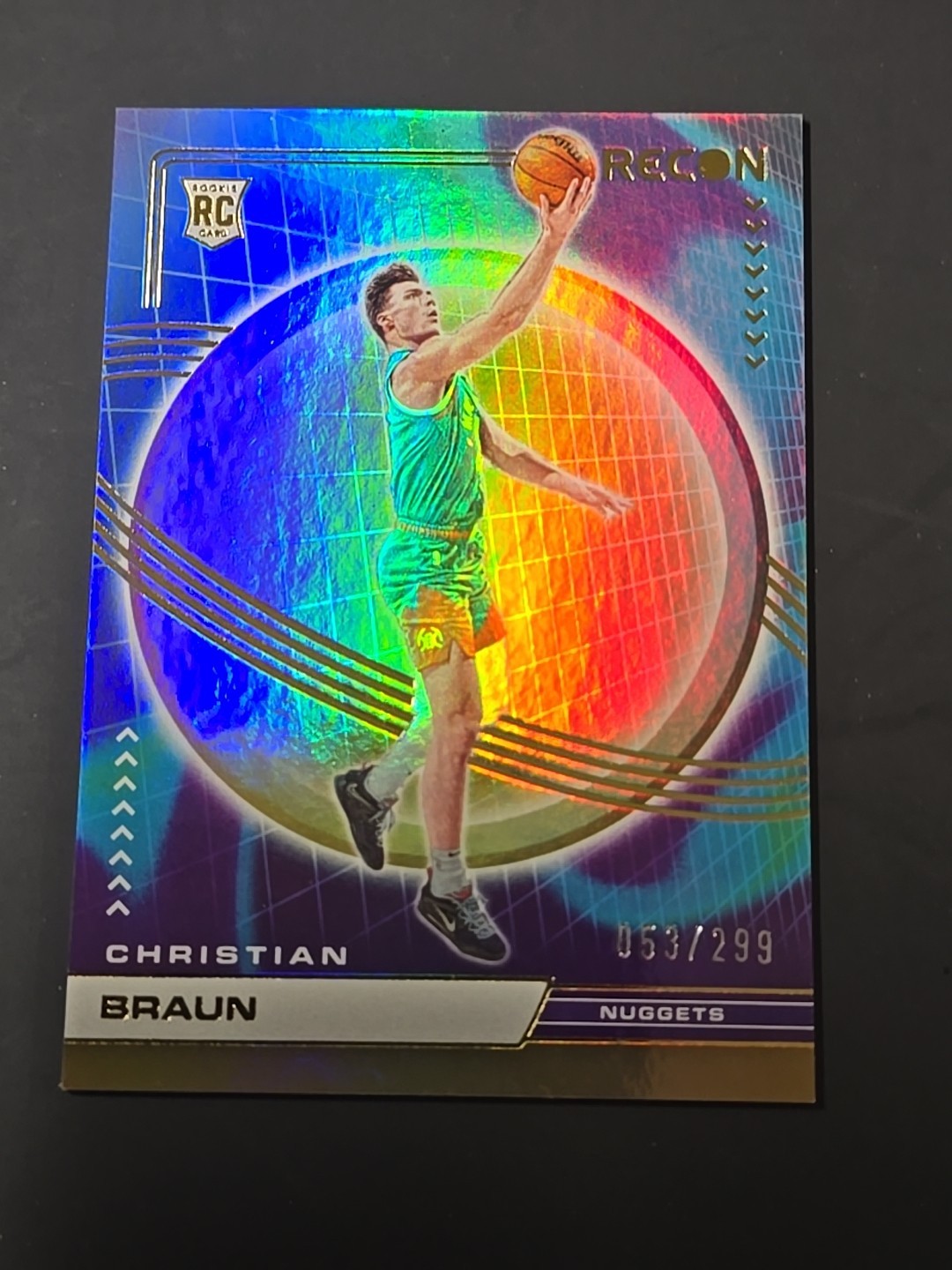 2022-23 Panini Recon - Rookies Christian Braun #244 Holo (RC)