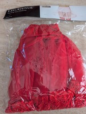 Red Teardrop Lace Petticoat By Leg Avenue 8999S One Size Brand New