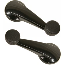 Manual Window Crank Handle Black Driver Passenger Pair for S10 S15 Blazer