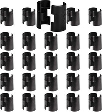 Wire Shelf Clips, Wire Shelving Shelf Lock Clips 25 Pairs 50 Pieces for 3/4" Pos