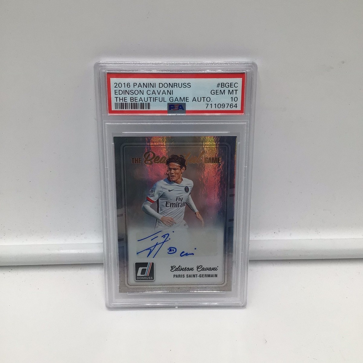 2016-17 Donruss Edinson Cavani The Beautiful Game Rookie Auto #BG