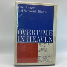 1964 Overtime In Heaven First Edition Review Copy JFK Dean Rusk Doubleday HC DJ