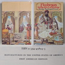 Flashman in the Great Game George MacDonald Fraser US 1st Edition Hardcover 1975