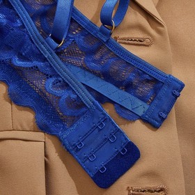 Womens Open Cup Bra Sexy Cupless Exposed Breasts Bra G-string Lace Lingerie Set