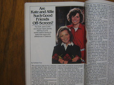 Apr 26-1986 TV Guide(KATE & ALLIE/SUSAN SAINT JAMES/BRIDGES TO CROSS/JANE CURTIN