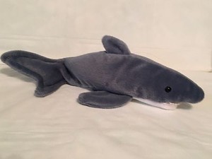 crunch the shark beanie baby