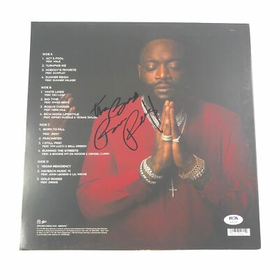 RICK ROSS signed LP Vinyl PSA/DNA Port of Miami 2 Album