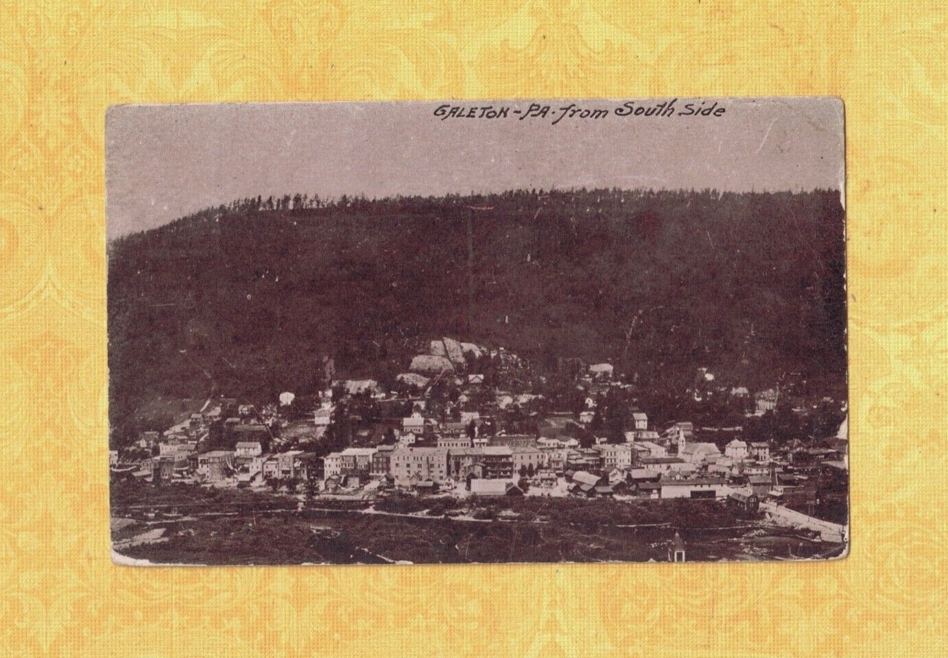PA Galeton 190829 antique postcard HOMES & BUILDINGS from the south