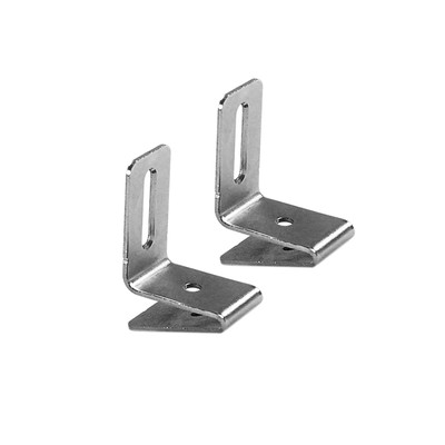 Allen Roth Nickel Finish Side Bracket- 10 Packages (764053451751)