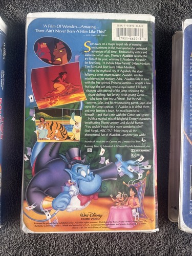 Lot of 3 Disney Black Diamond Vhs Tapes - Picture 7 of 9