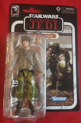 Rebel Commando 40th ROTJ 6'' Scale STAR WARS The Black Series MOC NEW #2