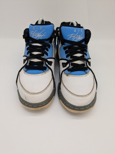 Nike Air Flight Throwback '89 - Baby Blue/Grey-White 318003-140 2012 - Size 7Y - Picture 1 of 9