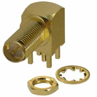 CONN RP-SMA JACK R/A 50 OHM PCB