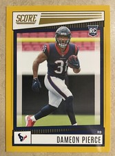 2022 Panini Score Gold Parallel Dameon Pierce RC #345
