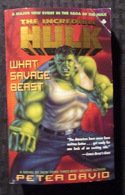 1996 HULK What Savage Beast by Peter David FN- 5.5 1st Byron Paperback 