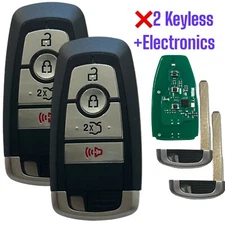 2 FOR 2017 2018 2019 2020 FORD FUSION REMOTE KEY FOB SMART KEY 315MHz 164-R8150