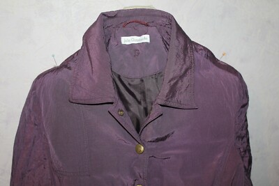 Veste Blazer Jeans Femme Julie Guerlande Taille 42/44 – Gris Foncé, Zippée, Occasion En Excellent état
