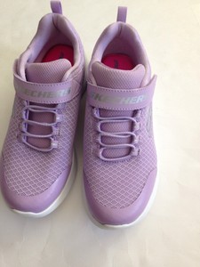 purple skechers memory foam