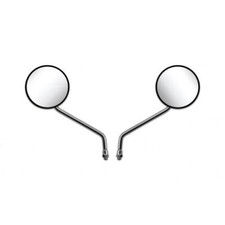 Mirrors Left & Right 8mm Black Round Left Fits Suzuki OR 50 2T A/C 79-80
