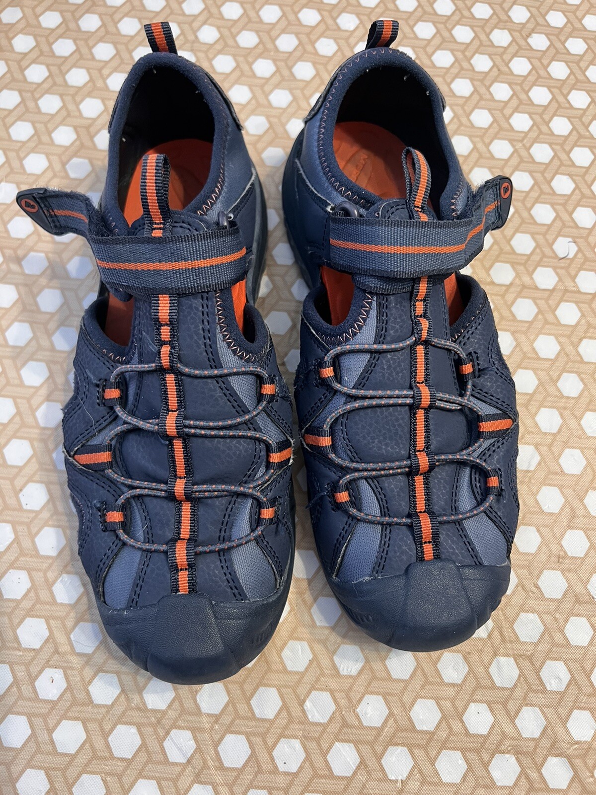 Merrell Sandalo Unisex Adulto Hydro 2 Arancione Navy 5M