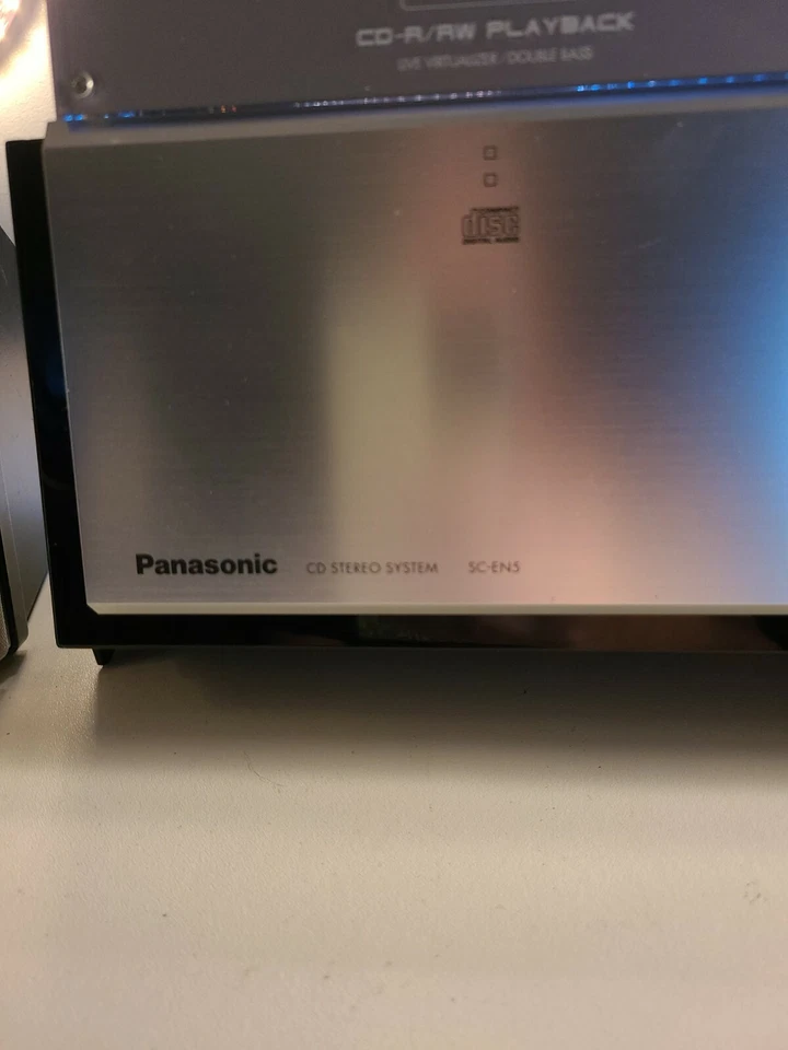 Panasonic SC-EN5 Bookshelf Music System ~ AM/FM Stereo, CD Player No Power Cord  - Image 3 of 4