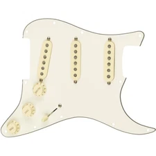 Fender Pre-Wired Stratocaster Pickguard Tex Mex SSS Parchment