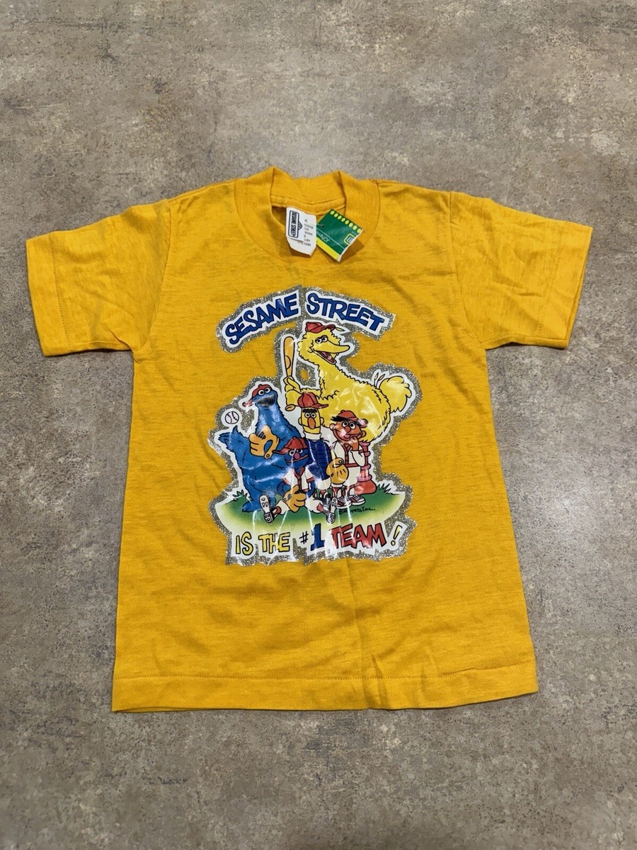 90s BIG BIRD vintage shirt セサミストリート Vintage Sesame Street Shirt Size 4 Small Big Bird Yellow w