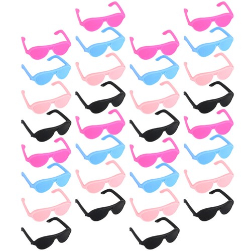 100 Pcs Mini Glasses Doll Child Sunglasses Miniatures House Accessories - Picture 8 of 12