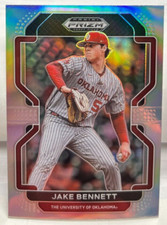 Jake Bennett 2022 Panini Prizm Draft Picks SILVER Prizm SP #PDP45 - NATIONALS