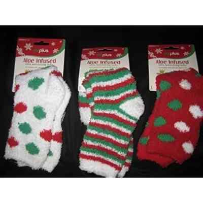 SM Airplus Aloe Infused Ultra Moisturizing Socks Assorted Designs 3 Pairs