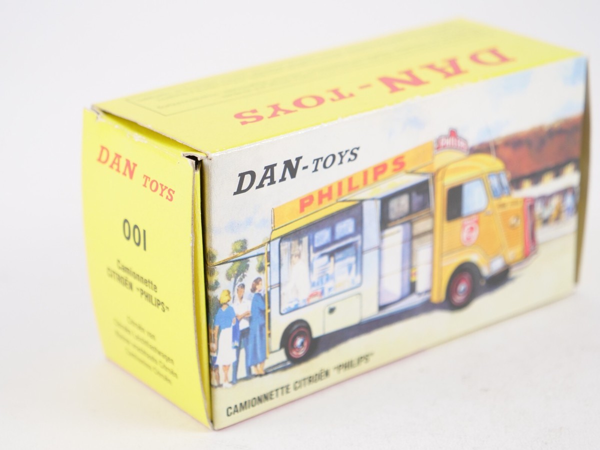 Boite seule DAN-Toys F n° OO1 Camionnette Citroën PHILIPS Dinky