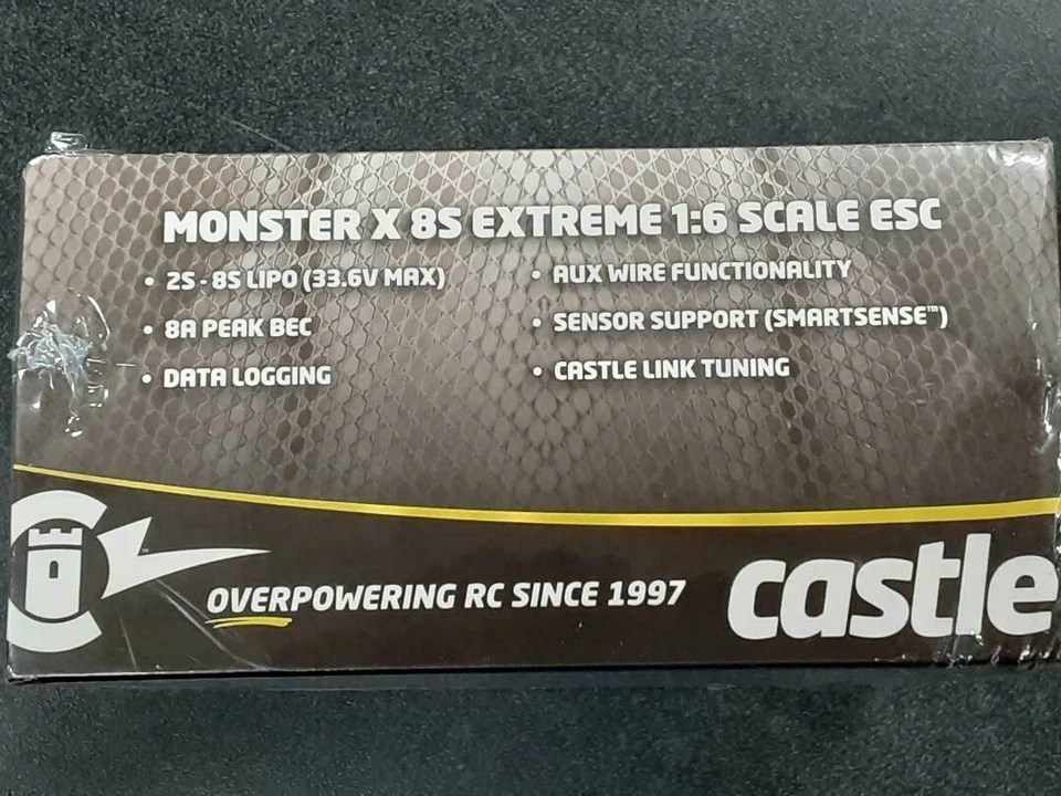 Castle Creations Mamba Monster X 8S 1/6 ESC/Motor Combo w/1717 Sensored Motor - Image 2 of 4