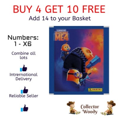Despicable Me 4 Panini Sticker Sammlung - #1 - X6