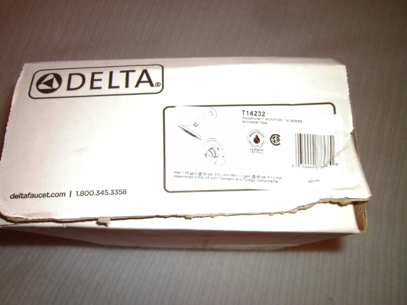 Delta T14232 Woodhurst Shower Only Trim Package with Single Function