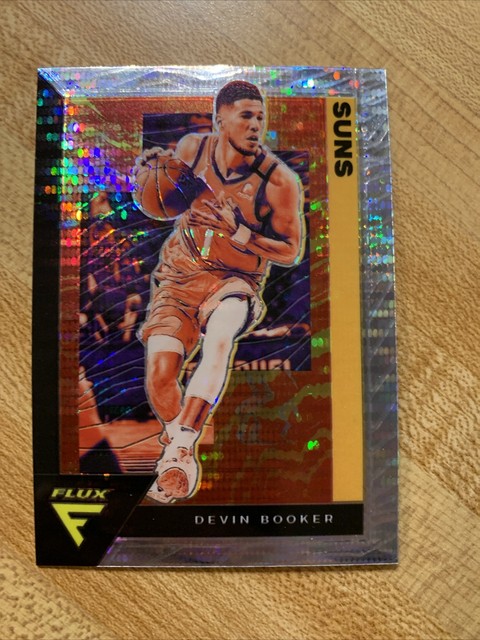 Devin Booker 2020-21 Panini Flux Basketball Silver Pulsar Prizm #140