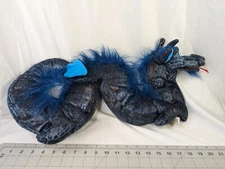 Folkmanis Sea Serpent Hand Puppet Plush Blue Mythical Fantasy Stuffed Animal Toy