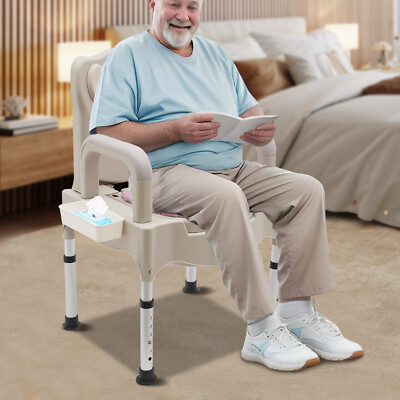 Portable Height Adjustable Bedside Commodes Chair Toilet Chair Commode Toilet
