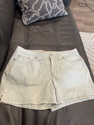 FADED GLORY Wms 14 Stretch Denim Mid-Rise 5 Pocket Short