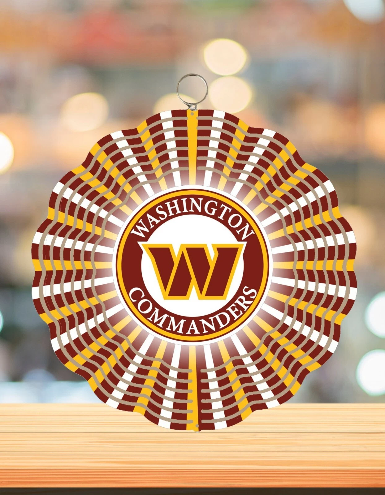 Washington Commanders Round Wind Spinner