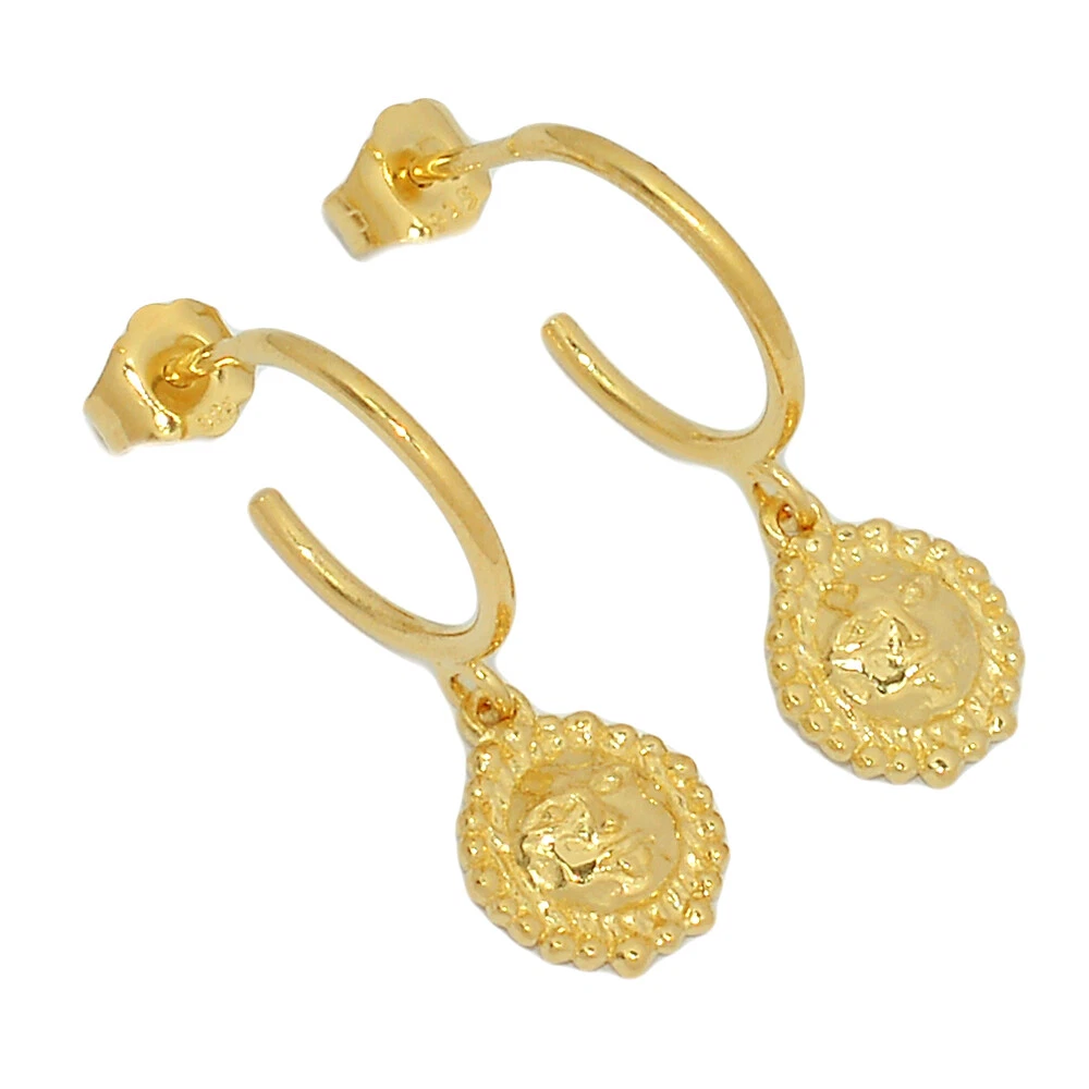 18K Gold Vermeil Earrings Jewelry CE12784 eBay