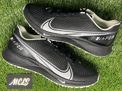 Size 12 Nike Vapor Edge TF Black White for sale online - Main Image