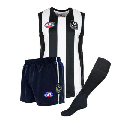 Collingwood Magpies AFL Footy Junior Kids Youth Auskick Jumper