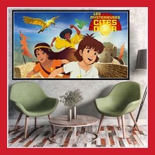 TOILE AFFICHE POSTER PHOTO MANGA FIGURINE LES MYSTÉRIEUSES CITÉS D’OR ESTEBAN CD