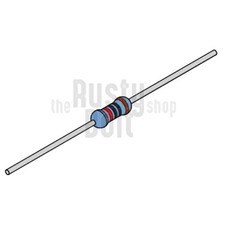 Resistors - 1/2 w 0.5 watt - 820 ohm - 1 Tolerance - Metal Film - New